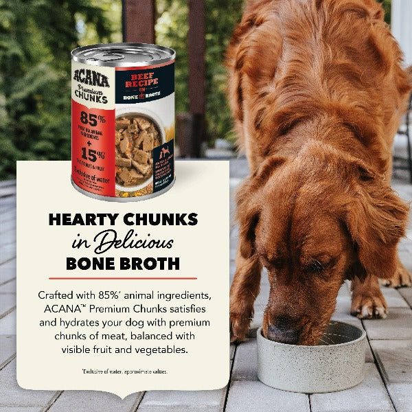 ACANA Premium Chunks Beef Recipe Canned Dog Food - Image 2