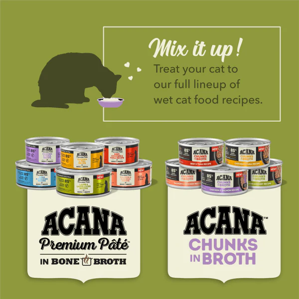 ACANA Chunks in Broth Chicken & Salmon Kitten Recipe Canned Cat Food, 5.5oz - Image 5