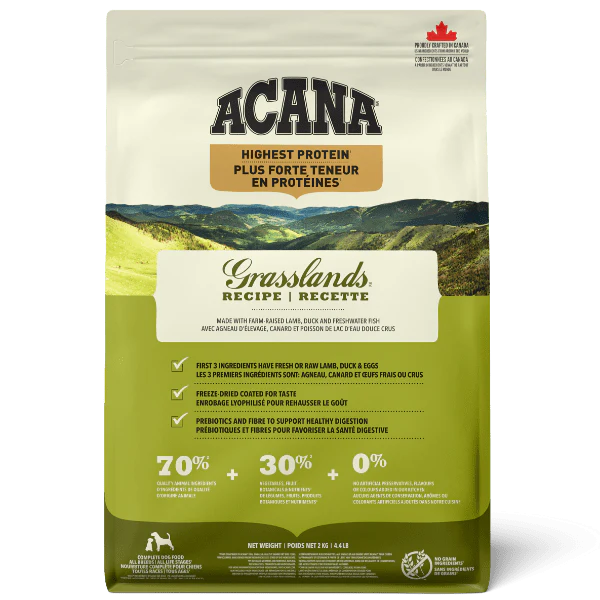 ACANA Highest Protein Grasslands Recipe Dry Dog Food