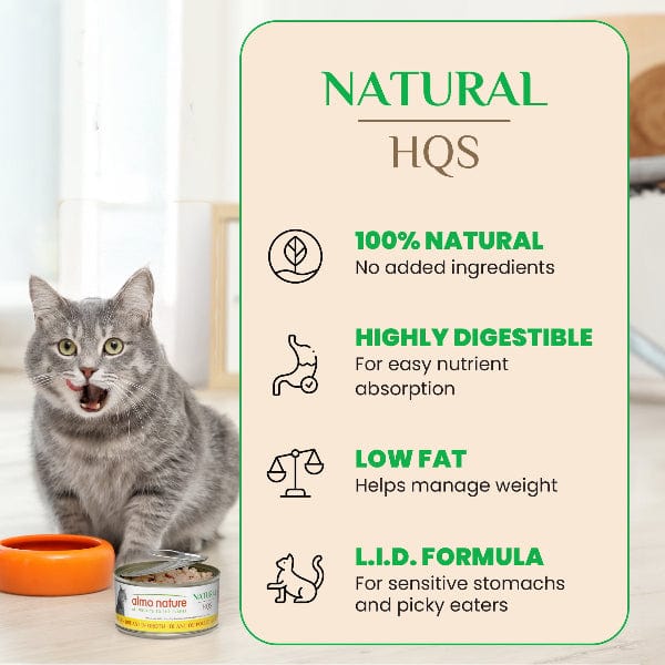 Almo Nature Natural HQS | Salmon in Broth Canned Cat Food - Image 3