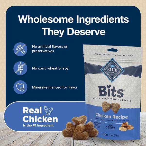 BLUE Bits Soft-Moist Training Treats; Tasty Chicken Recipe - Image 4