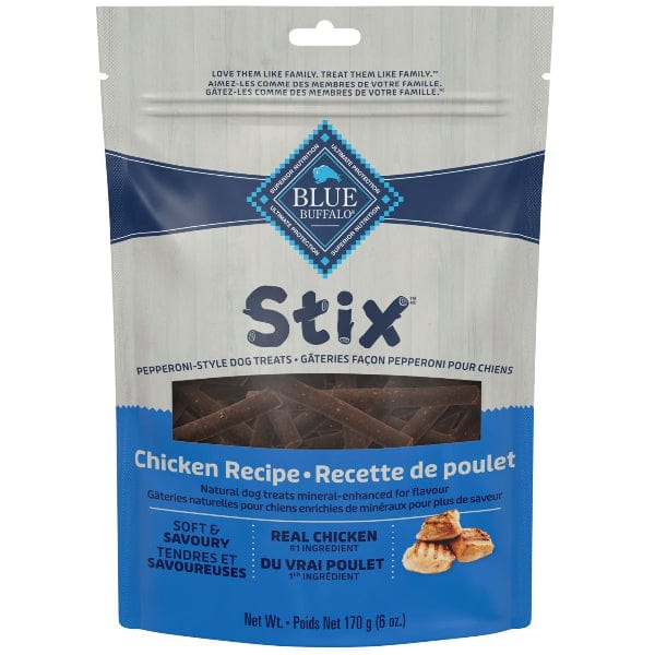 BLUE Stix Pepperoni Style Dog Treats; Chicken Recipe