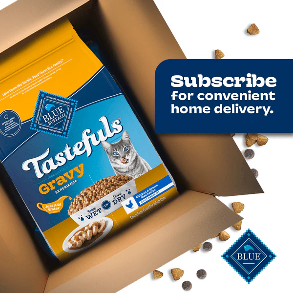 BLUE Tastefuls Gravy Chicken & Brown Rice Recipe Dry Cat Food, 7lb - Image 10