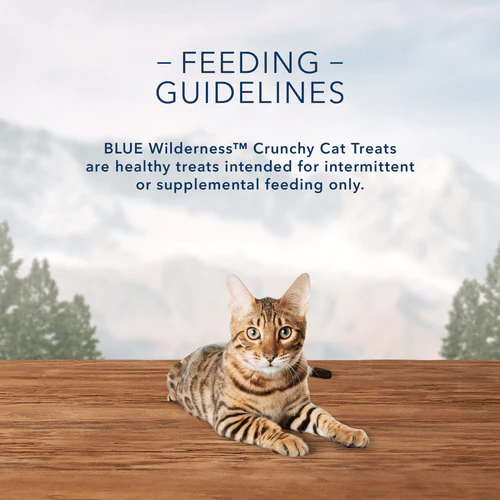 BLUE Wilderness Grain Free Crunchy Cat Treats; Tasty Salmon Flavor - Image 4