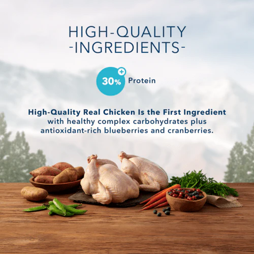 BLUE Wilderness Grain Free Mature Chicken Recipe Dry Cat Food, 5lb - Image 4