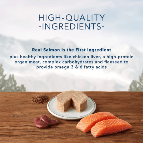 BLUE Wilderness Grain Free Salmon Recipe Canned Cat Food, 5.5oz - Image 2