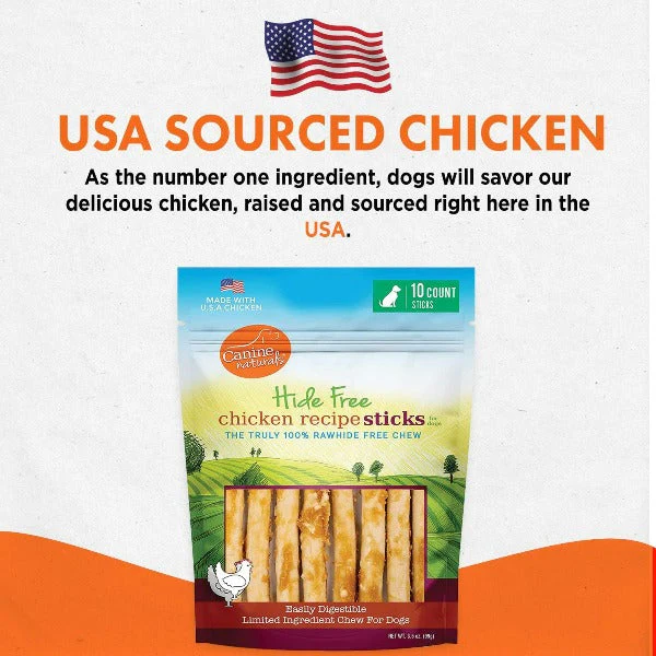 Canine Naturals Hide Free Chicken Sticks Dog Chew - Image 7