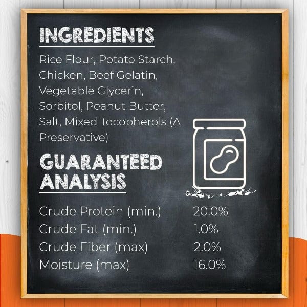 Canine Naturals Hide Free Peanut Butter Rolls Dog Chew - Image 3
