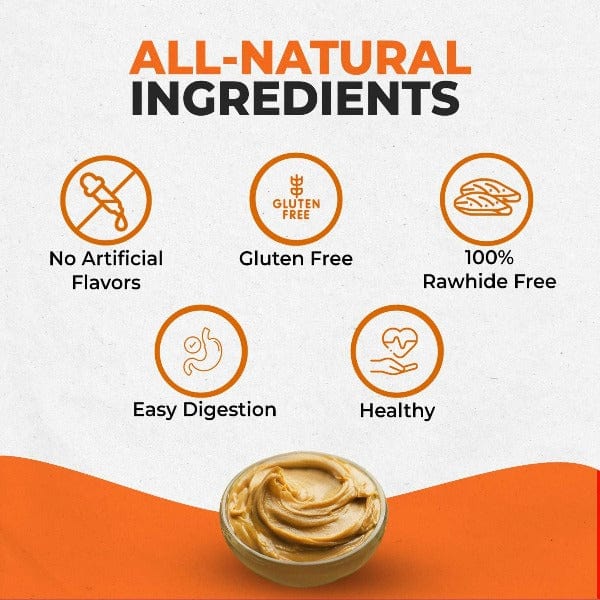 Canine Naturals Hide Free Peanut Butter Rolls Dog Chew - Image 4