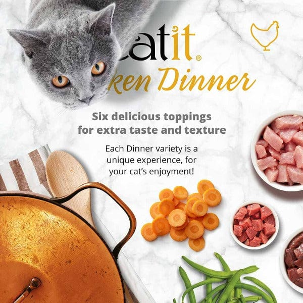 Catit Chicken Dinner with Beef & Pumpkin Wet Cat Food - Image 3