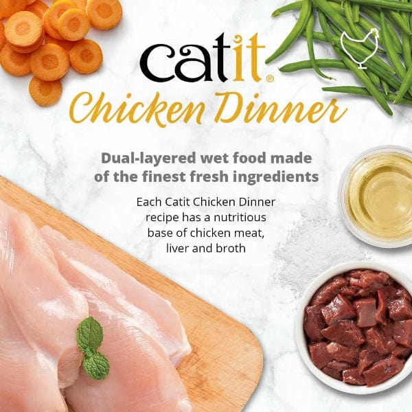 Catit Chicken Dinner with Liver & Sweet Potato Wet Cat Food - Image 4