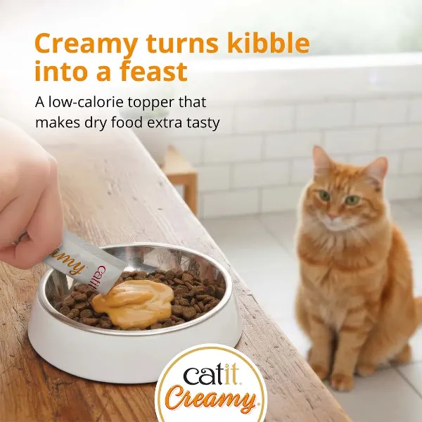 Catit Creamy Lickable Chicken & Liver Recipe Cat Treat - Image 6
