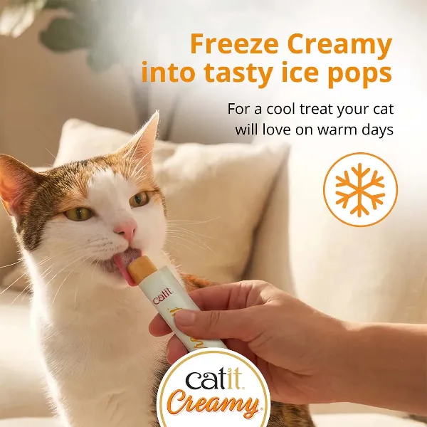 Catit Creamy Lickable Chicken & Liver Recipe Cat Treat - Image 8