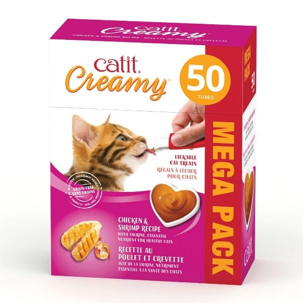 Catit Creamy Lickable Chicken & Shrimp Recipe Cat Treats - Image 16