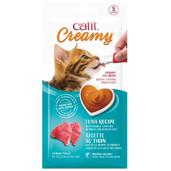 Catit Creamy Lickable Tuna Recipe Cat Treats