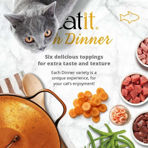 Catit Fish Dinner with Whitefish & Pumpkin Wet Cat Food - Image 3