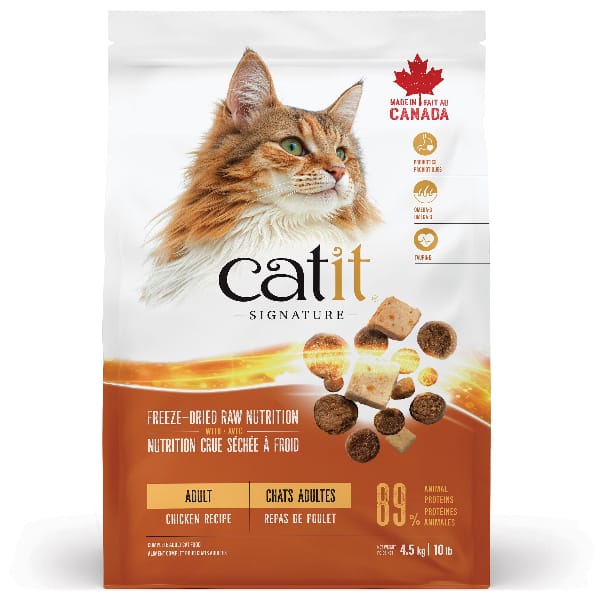 Catit Signature Freeze-Dried Raw Nutrition Chicken Recipe Adult Dry Cat Food - Image 8