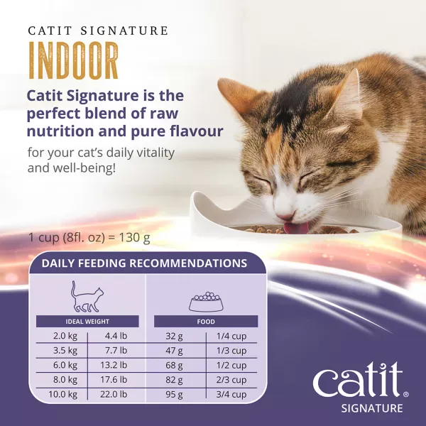 Catit Signature Freeze-Dried Raw Nutrition Indoor Chicken Recipe Adult Dry Cat Food - Image 6