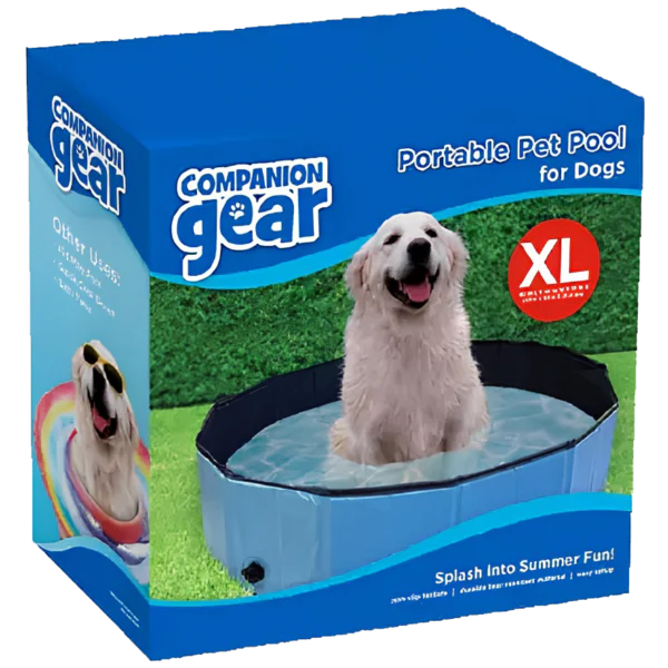 Companion Gear Portable Pet Pool for Dogs, XL