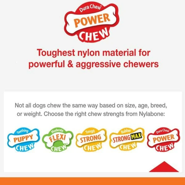 Nylabone Power Chew Textured Ring Bone Dog Chew Toy - Image 4