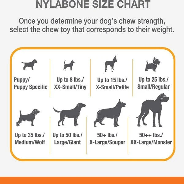 Nylabone Power Chew Textured Ring Bone Dog Chew Toy - Image 5