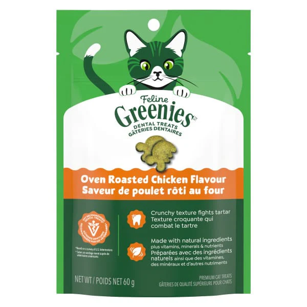 Feline Greenies Oven Roasted Chicken Flavour Dental Treats