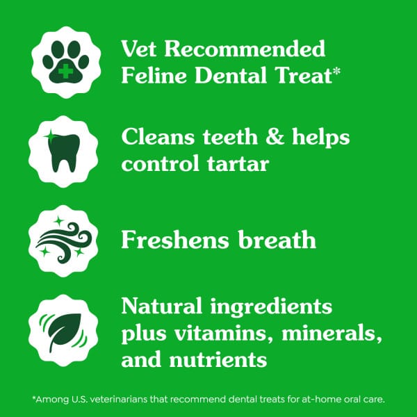 Feline Greenies Oven Roasted Chicken Flavour Dental Treats - Image 3