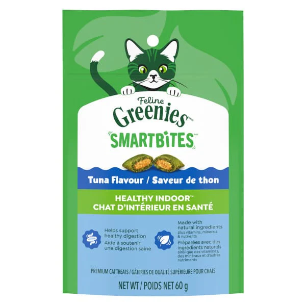 Feline Greenies Smartbites Healthy Indoor Cat Tuna Flavour Treats - Image 5