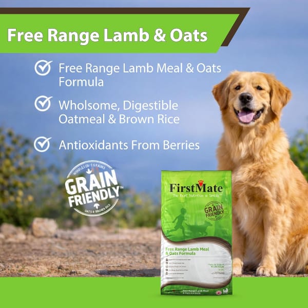 FirstMate Grain Friendly Free Range Lamb & Oats Dry Dog Food - Image 3