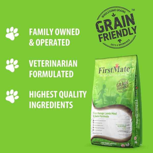 FirstMate Grain Friendly Free Range Lamb & Oats Dry Dog Food - Image 4