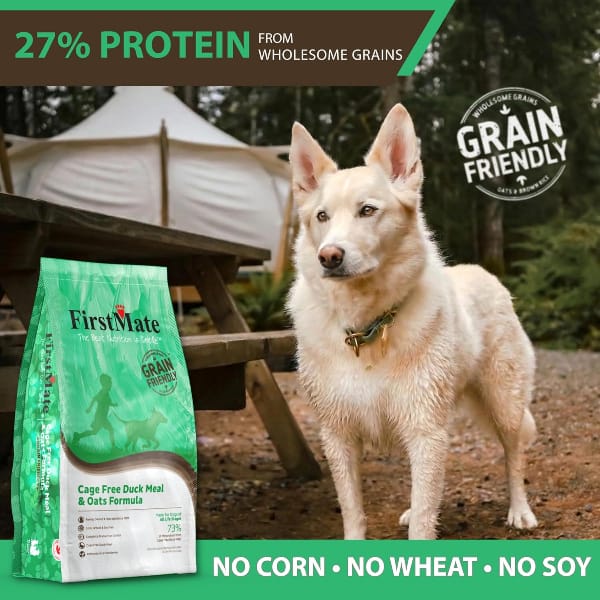 FirstMate Grain Friendly Cage Free Duck & Oats Dry Dog Food, 5lb - Image 5