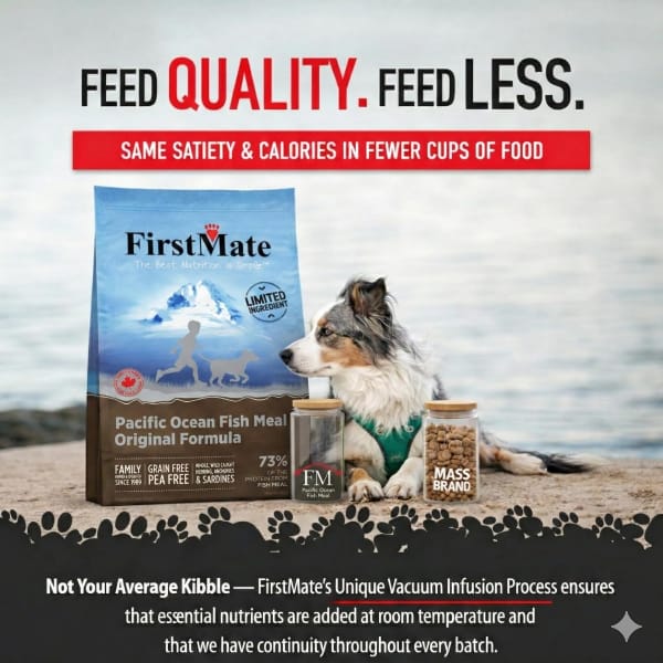 FirstMate Limited Ingredient Pacific Ocean Fish Meal – Original Formula Dry Dog Food, 25lb - Image 4