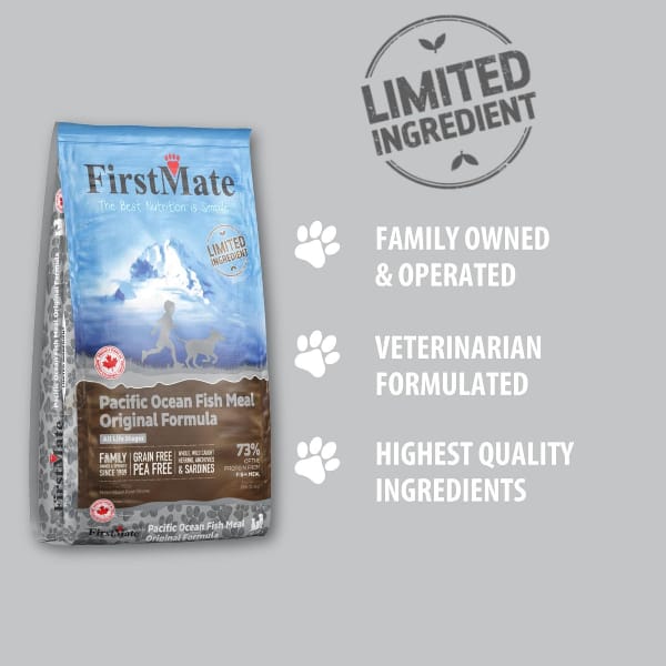 FirstMate Limited Ingredient Pacific Ocean Fish Meal – Original Formula Dry Dog Food, 25lb - Image 5