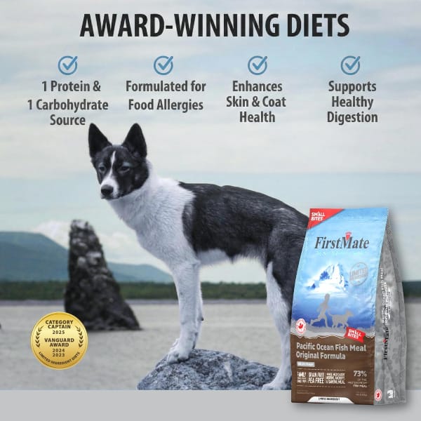 FirstMate Limited Ingredient Pacific Ocean Fish Meal Original Formula Small Bites Dry Dog Food, 4lb - Image 6