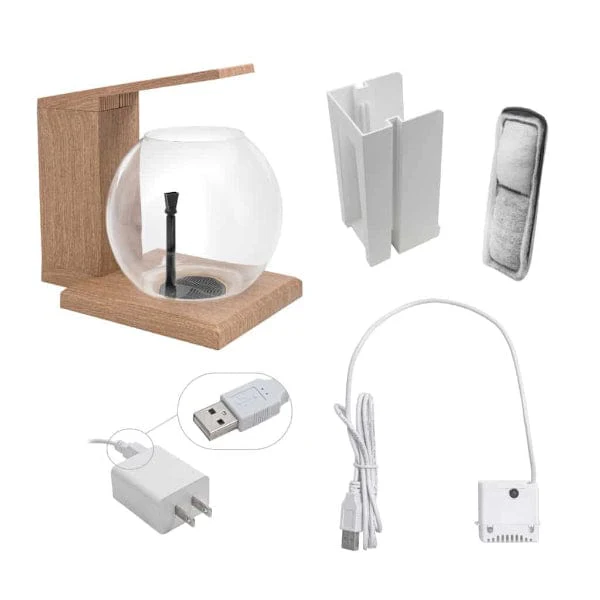 Fluval Liv Microscaping Aquarium Kit, 1.6 US Gal / 6 L, Teak - Image 2