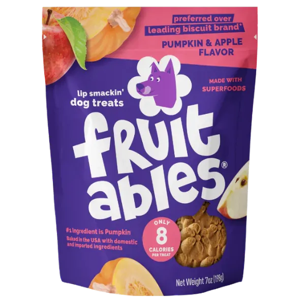 Fruitables Baked Pumpkin & Apple Dog Treats