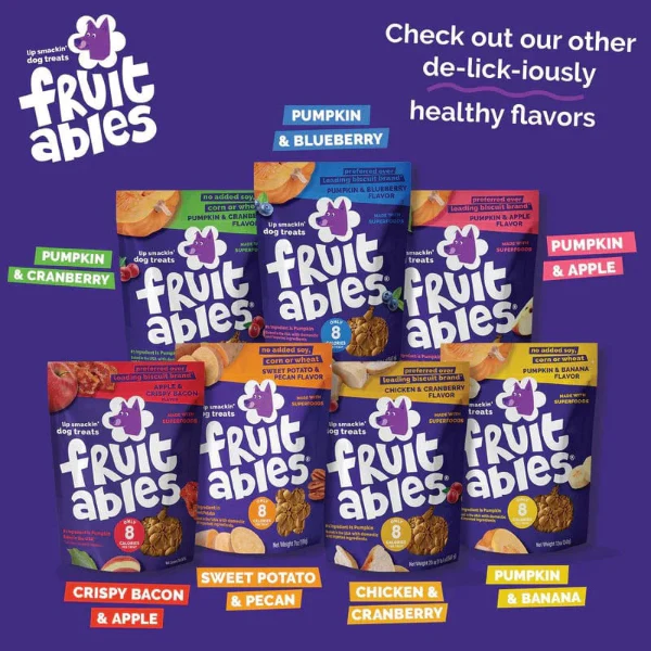 Fruitables Baked Pumpkin & Apple Dog Treats - Image 10