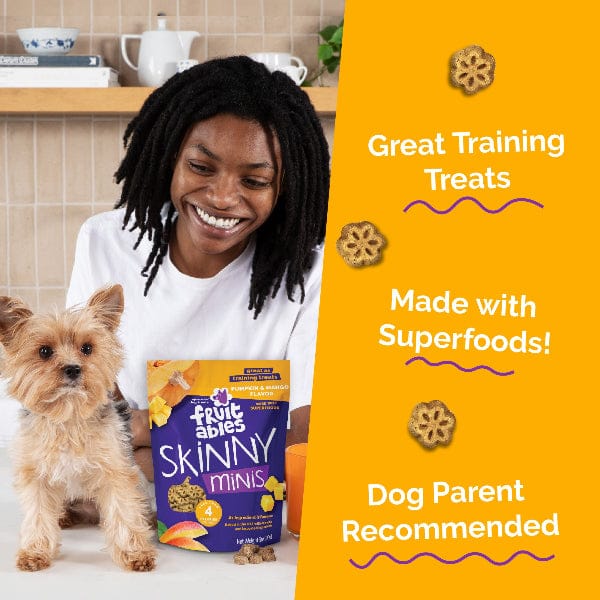Fruitables Skinny Minis Pumpkin & Mango Flavor Dog Treats - Image 4