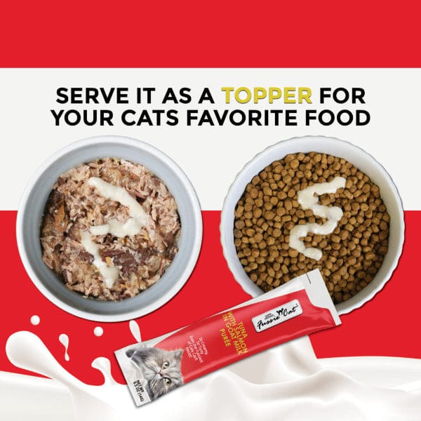 Fussie Cat Tuna with Salmon in Goat Milk Purée Cat Treats - Image 4