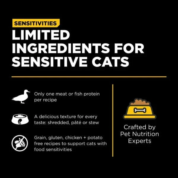Go! Solutions Sensitivities Limited Ingredient Grain Free Duck Pate Wet Cat Food - Image 3