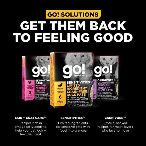 Go! Solutions Sensitivities Limited Ingredient Grain Free Duck Pate Wet Cat Food - Image 5