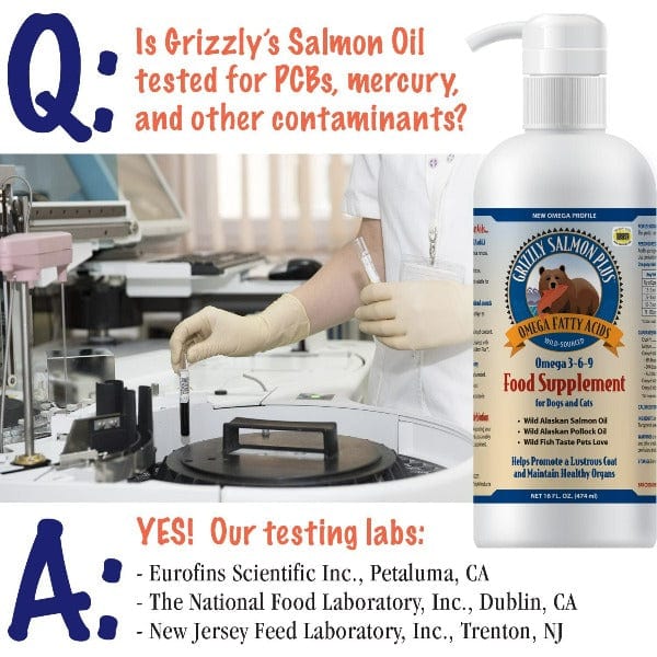 Grizzly Salmon Plus Omega 3-6-9 Dog Food Supplement - Image 3