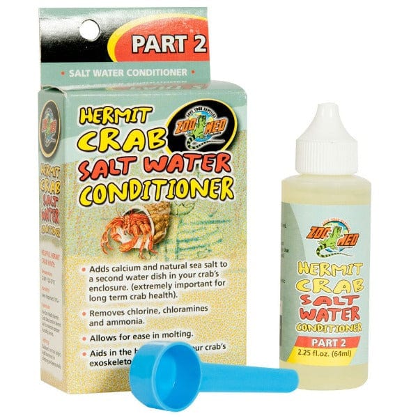 Zoo Med Hermit Crab Salt Water Conditioner (2 Part) - Image 2
