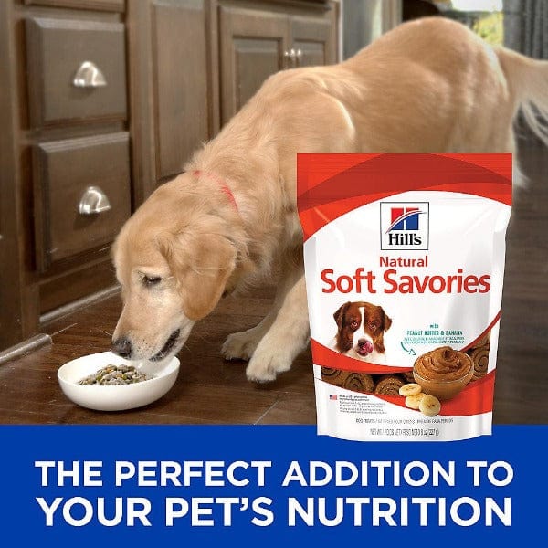 Hill's Natural Soft Savories Peanut Butter & Banana Dog Treats - Image 3