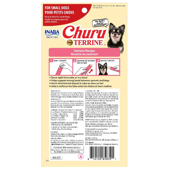 Inaba Churu Terrine Salmon Recipe Dog Treats - Image 4