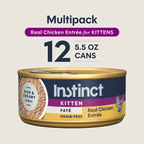 Instinct Original Real Chicken Recipe Canned Kitten Food - Image 12