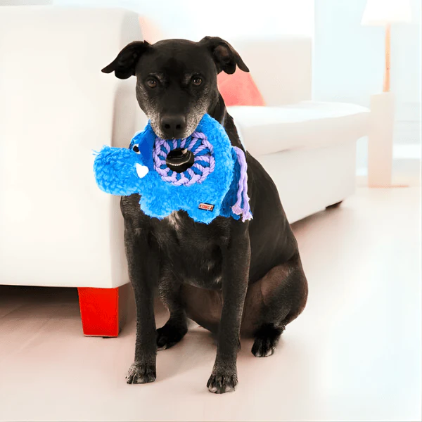 KONG Ringaroos Elephant Dog Toy - Image 3