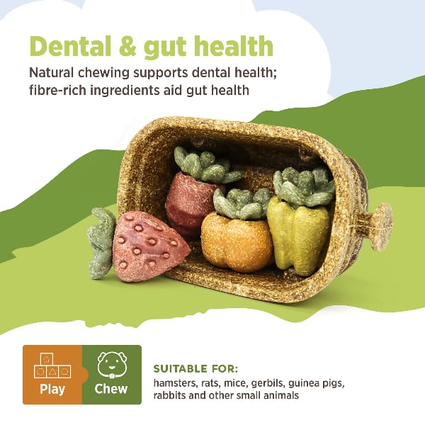 Living World Edible Harvest Basket Chew Toy - Image 3