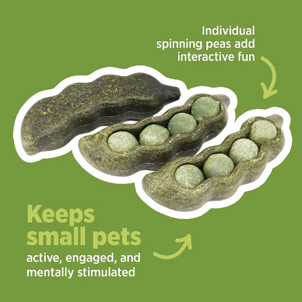 Living World Edible Pea Pods Chew Toy - Image 4