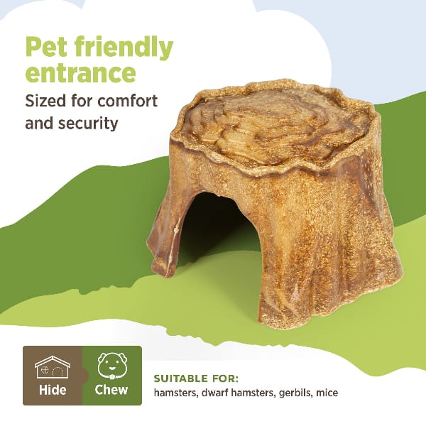 Living World Edible Tree Stump Hideout - Image 2